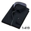 DAVYDAISY High Quality Men Shirt Long Sleeve Twill Solid Formal Business Shirt Brand Man Dress Shirts DS085