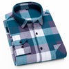 2019 Flannel Plaid Shirt 100% Cotton Hot sale Spring Autumn Casual Long Sleeve Shirt Chemise Homme Camisa Social Masculina