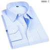 4XL 5XL 6XL 7XL 8XL Large Size Men's Business Casual Long Sleeved Shirt White Blue Black Smart Male Social Dress Shirt Plus