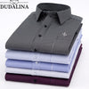 Dudalina New 2019 Men Long Sleeve Shirts Male Striped Classic-fit Comfort Soft Casual Button-Down Shirt Casual Male Shirt Tops