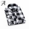 Hot sale Flannel Plaid Shirt Men Casual Long Sleeve High Cotton Fashion 2018 Male Shirt Chemise Homme Camisa Social Masculina