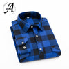 Hot sale Flannel Plaid Shirt Men Casual Long Sleeve High Cotton Fashion 2018 Male Shirt Chemise Homme Camisa Social Masculina