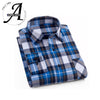 Hot sale Flannel Plaid Shirt Men Casual Long Sleeve High Cotton Fashion 2018 Male Shirt Chemise Homme Camisa Social Masculina