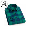 Hot sale Flannel Plaid Shirt Men Casual Long Sleeve High Cotton Fashion 2018 Male Shirt Chemise Homme Camisa Social Masculina