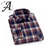 Hot sale Flannel Plaid Shirt Men Casual Long Sleeve High Cotton Fashion 2018 Male Shirt Chemise Homme Camisa Social Masculina
