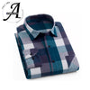 Hot sale Flannel Plaid Shirt Men Casual Long Sleeve High Cotton Fashion 2018 Male Shirt Chemise Homme Camisa Social Masculina